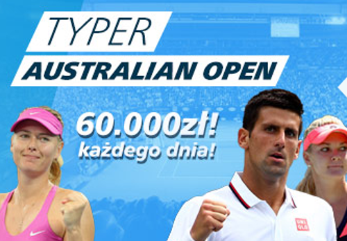 Typuj Australian Open i wygraj 60 000 zł