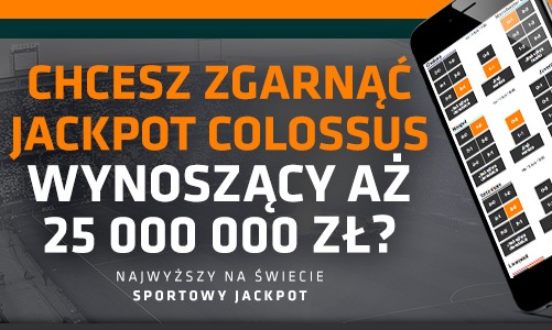Włącz się do gry o jackpot Colossus wynoszący 25 mln zł