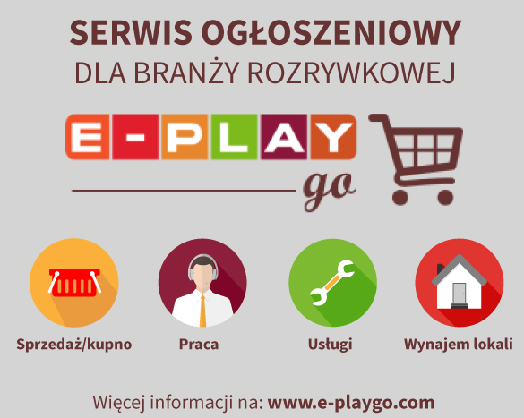 E-PLAY GO – serwis ogłoszeniowy branży rozrywkowej
