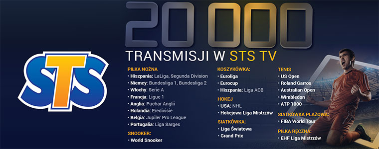 Umowa STS z IMG na 20.000 transmisji wydarzeń sportowych
