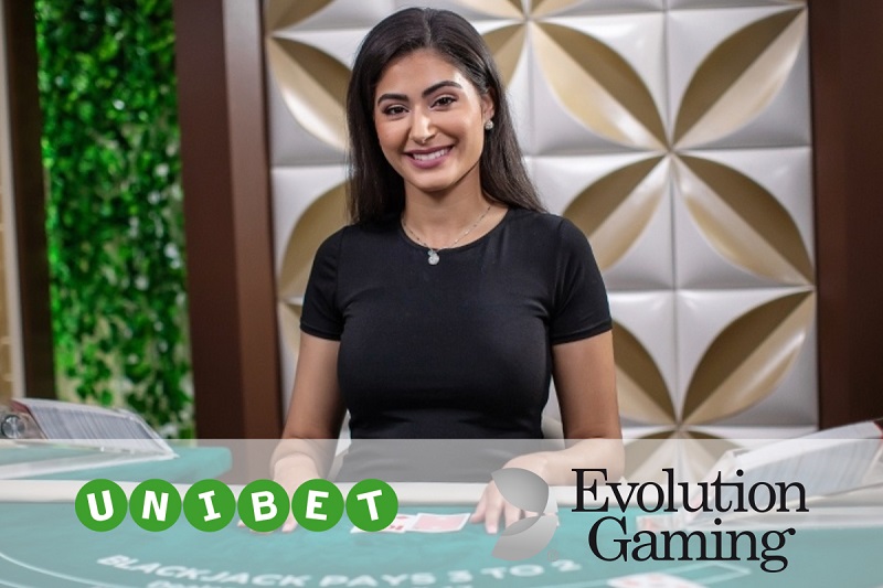 Unibet wybiera Evolution Live Casino na rynku amerykańskim