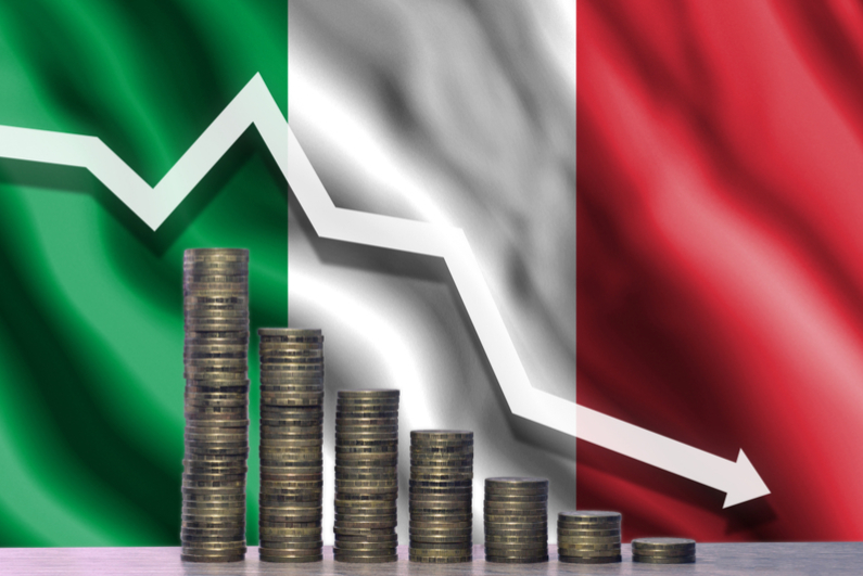 Spowolnione tempo wzrostu we Włoszech