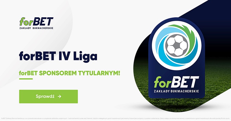 ForBET sponsorem tytularnym rozgrywek IV ligi