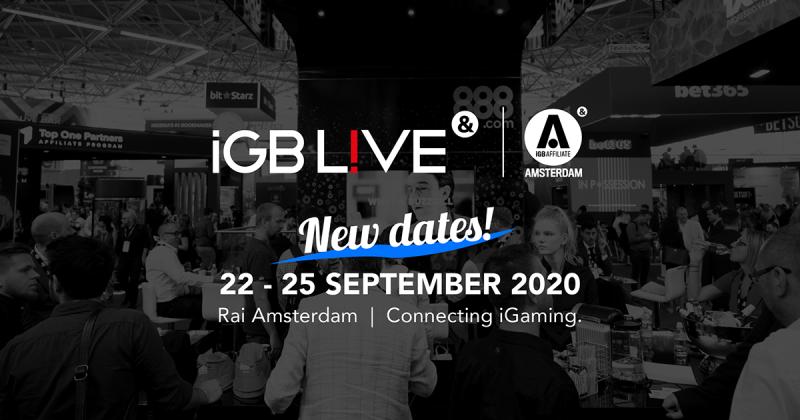 Nowy termin wystawy iGB Live w Amsterdamie